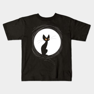 Halloween Cat Kids T-Shirt